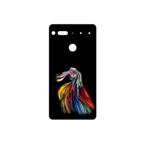 MAHOOT Rainbow Hair Digital Art Cover Sticker for Essential PH1
