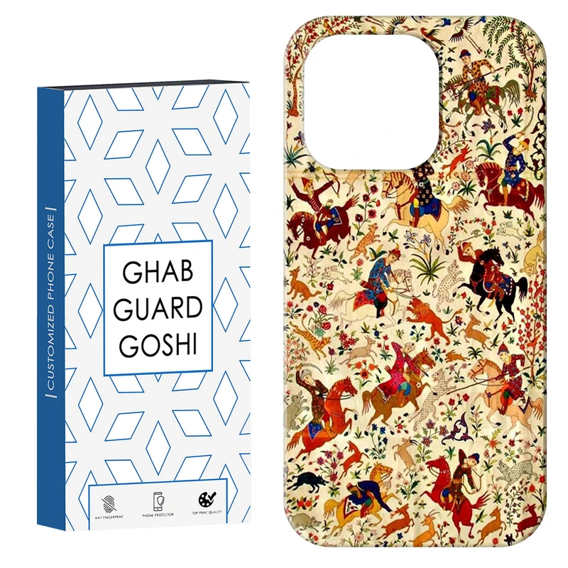 کاور قاب گارد گوشی طرح سنتی کد Dimo-510 مناسب برای گوشی موبایل اپل IPHONE 15 PRO MAX   