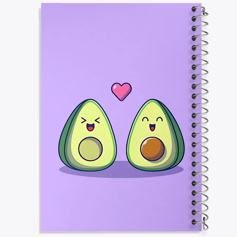 دفتر لیست خرید 50 برگ خندالو طرح آووکادو بامزه کد N5061