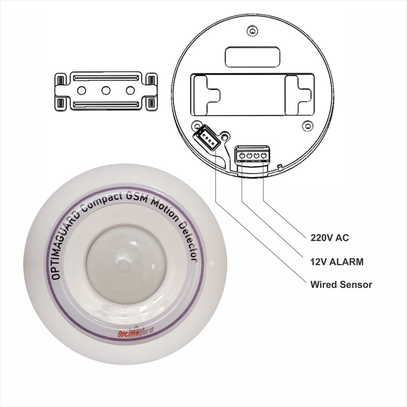 دزدگیر اماکن سیم کارتی اپتیماگارد مدل OGC220MS