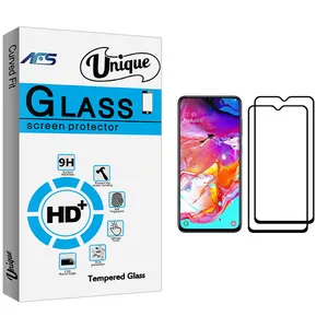AFS Unique Glass Screen Protector For Samsung Galaxy A70 Pack Of 2