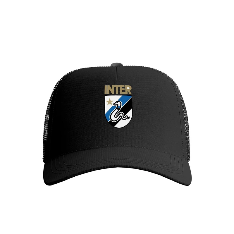 کلاه کپ پاد آفرین مدل فوتبالی اینتر میلان کد 702