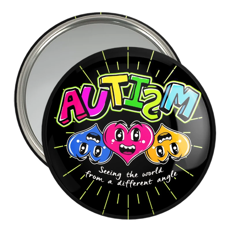 آینه جیبی خندالو مدل اتیسم Autism کد 26753