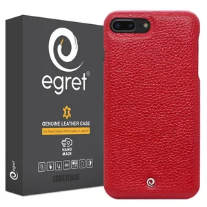 Egret Floater Genuine Leather Case For Apple iPhone 8 Plus