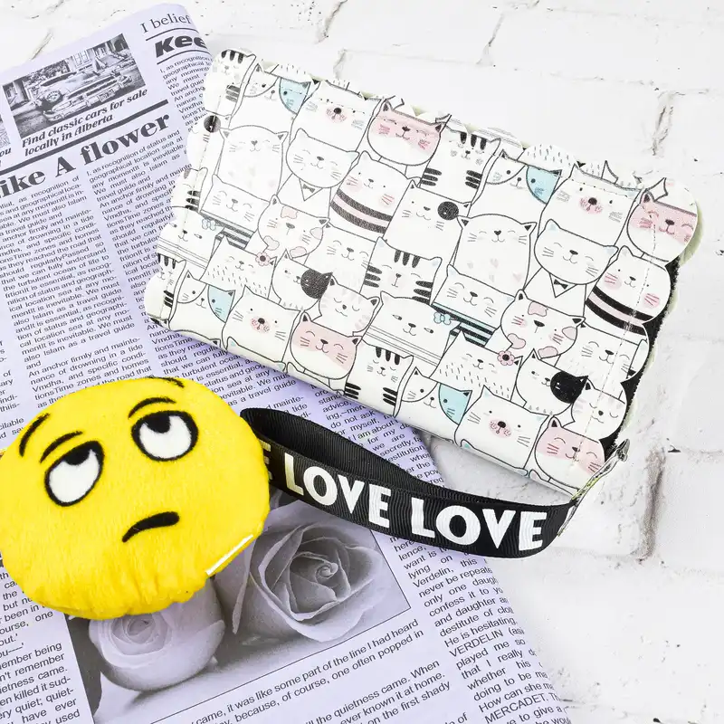 کیف پول زنانه مدل LOVELY CAT 8473