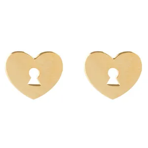 گوشواره طلا 18 عیار زنانه الن نار مدل 0674
