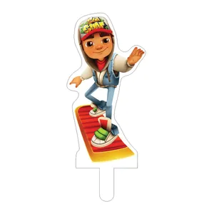 تاپر کیک مدل موج سواران مترو طرح پسر اسکیت سوار کد 9