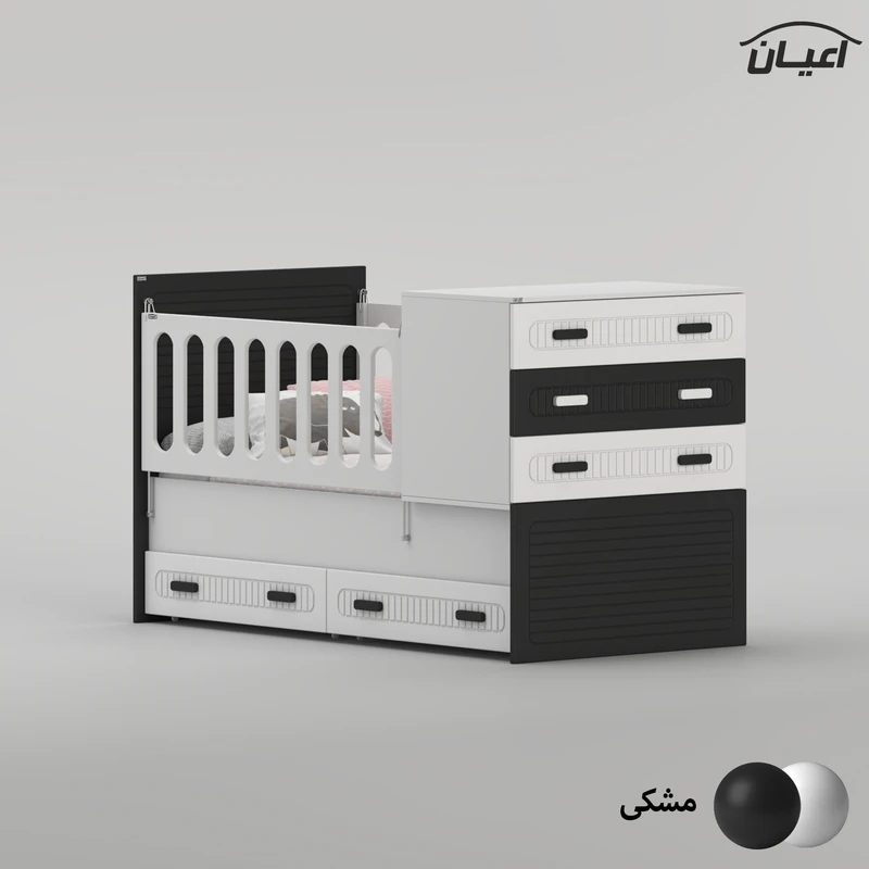 عکس شماره 5 : تختخواب کودک اعیان مدل fh1006 سایز 180 × 80 سانتی متر
