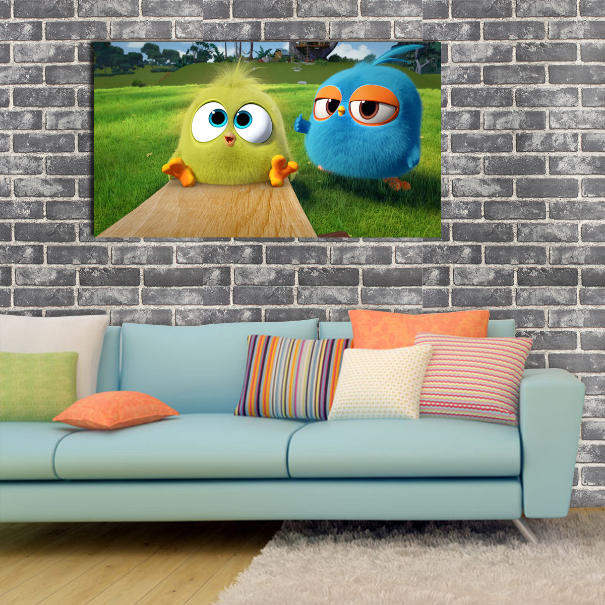 تابلو شاسی کودک مدل Angry Birds کد 25