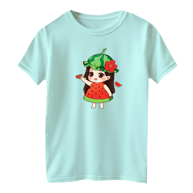 تی شرت آستین کوتاه بچگانه مدل دخترک یلدایی کد 8