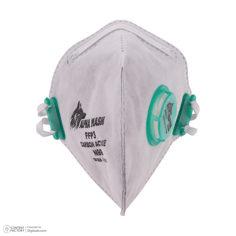 ماسک تنفسی آلفا ماسک 7 لایه کد N99 CARBON ACTIVE بسته 12 عددی ماسک تنفسی آلفا ماسک 7 لایه کد N99 CARBON ACTIVE بسته 12 عددی