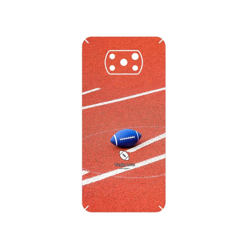 برچسب پوششی ماهوت مدل Rugby football مناسب برای گوشی موبایل شیائومی Poco X3 Pro