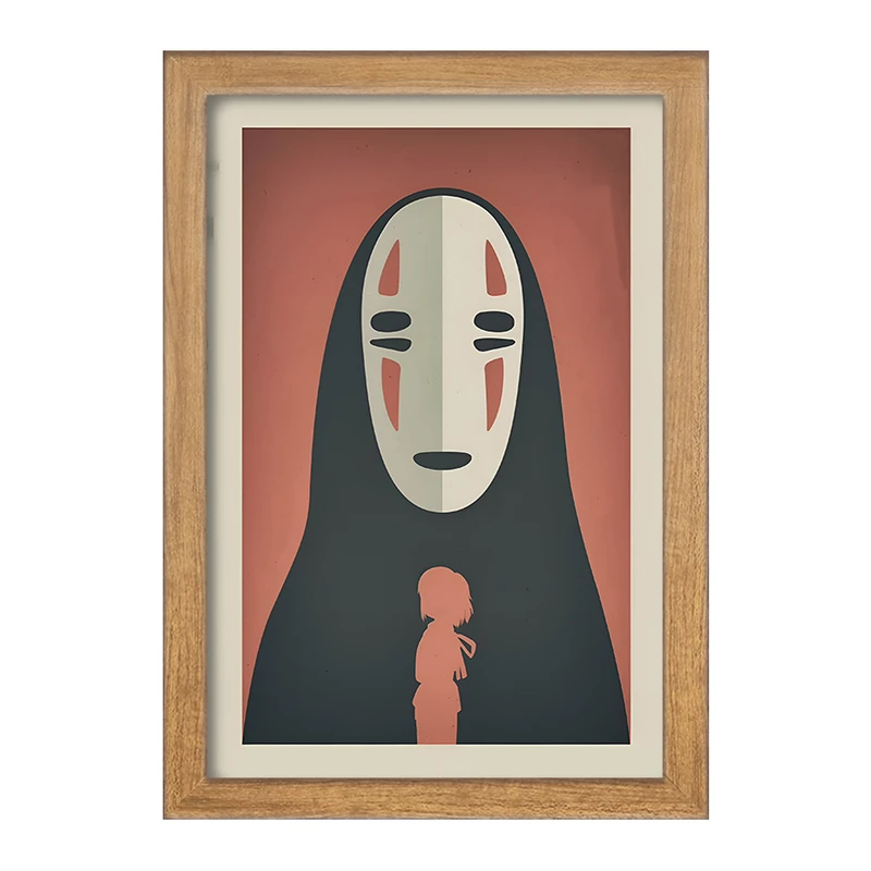 تابلو خندالو مدل انیمه شهر اشباح (Spirited Away) کد F3484