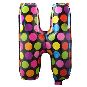 بادکنک فویلی مدل حروف کد H