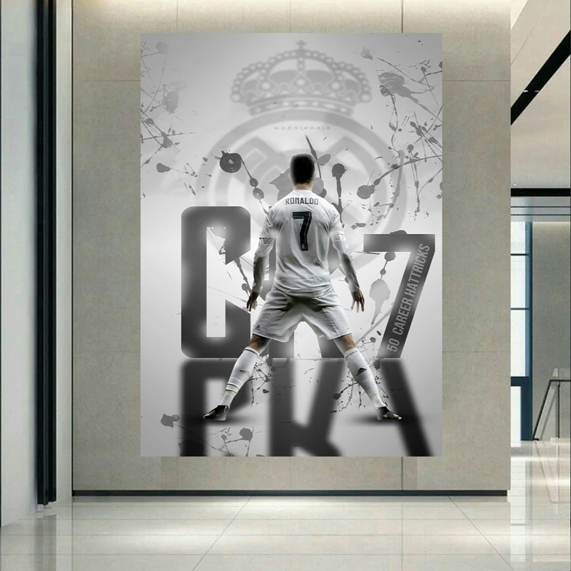 پوستر طرح کریستیانو رونالدو مدل CR7 کد AR302702