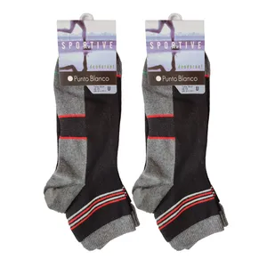 جوراب مردانه پونتو بلانکو مدل کتان اسپرتیو 599-00-74714 بسته دو عددی