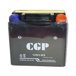 باتری موتورسیکلت سی جی پی مدل 12 V7 A مناسب برای  موتورسیکلت هوندا