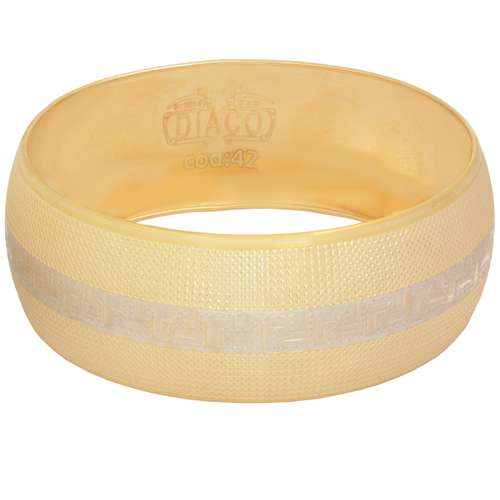 النگو طلا 18 عیار زنانه طلای مستجابی مدل دیاکو کد V1 سایز 1