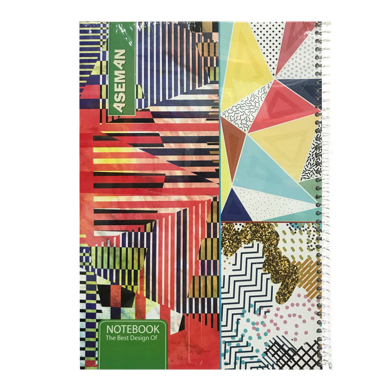 دفتر مشق 100 برگ آسمان مدل Ar14