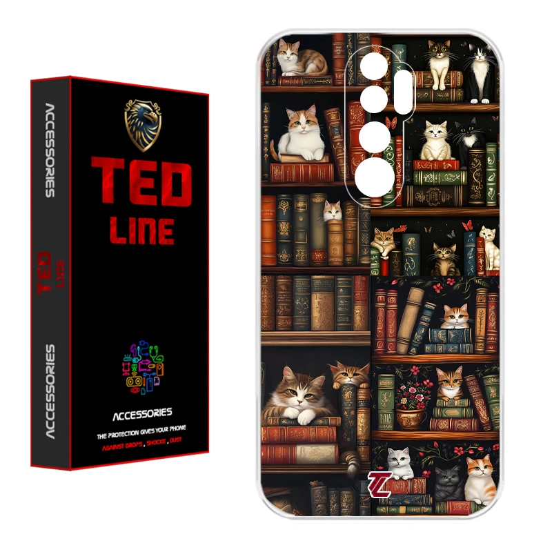 کاور تدلاین طرح گربه کد 1188 مناسب برای گوشی موبایل شیائومی Redmi Note 8 Pro