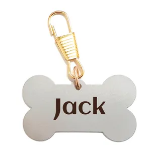 پلاک شناسایی سگ مدل استخوان طرح Jack