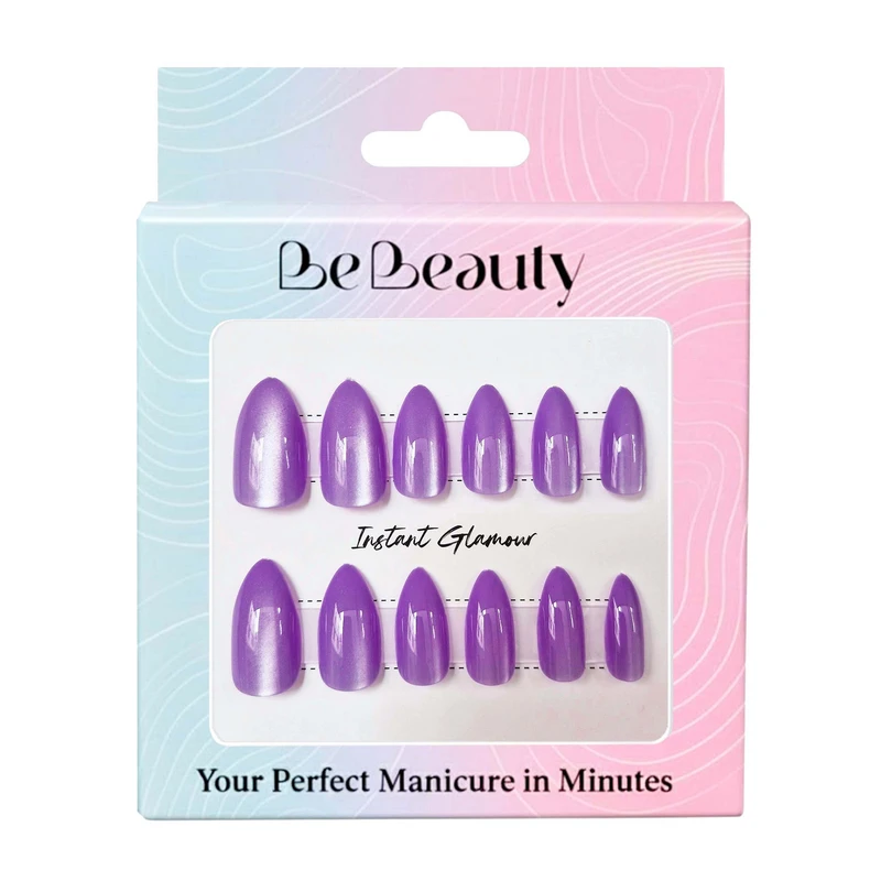 ناخن مصنوعی دست بی‌بیوتی مدل CatEye1028 بسته 12 عددی