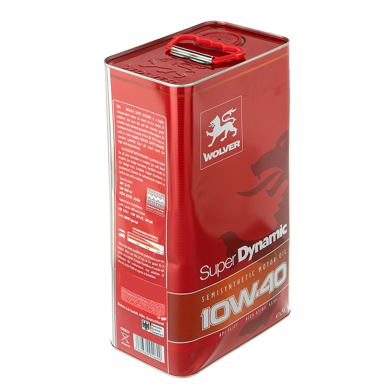 قیمت و خرید روغن موتور خودرو ولور مدل Super dynamic 10W40 SN حجم 5 لیتر