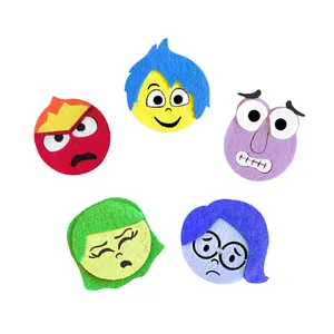 عروسک انگشتی رهام پاپالو مدل انساید اوت مجموعه 5 عددی