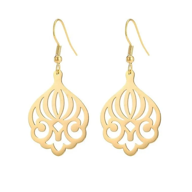 گوشواره طلا 18 عیار زنانه قیراط کد GH3698