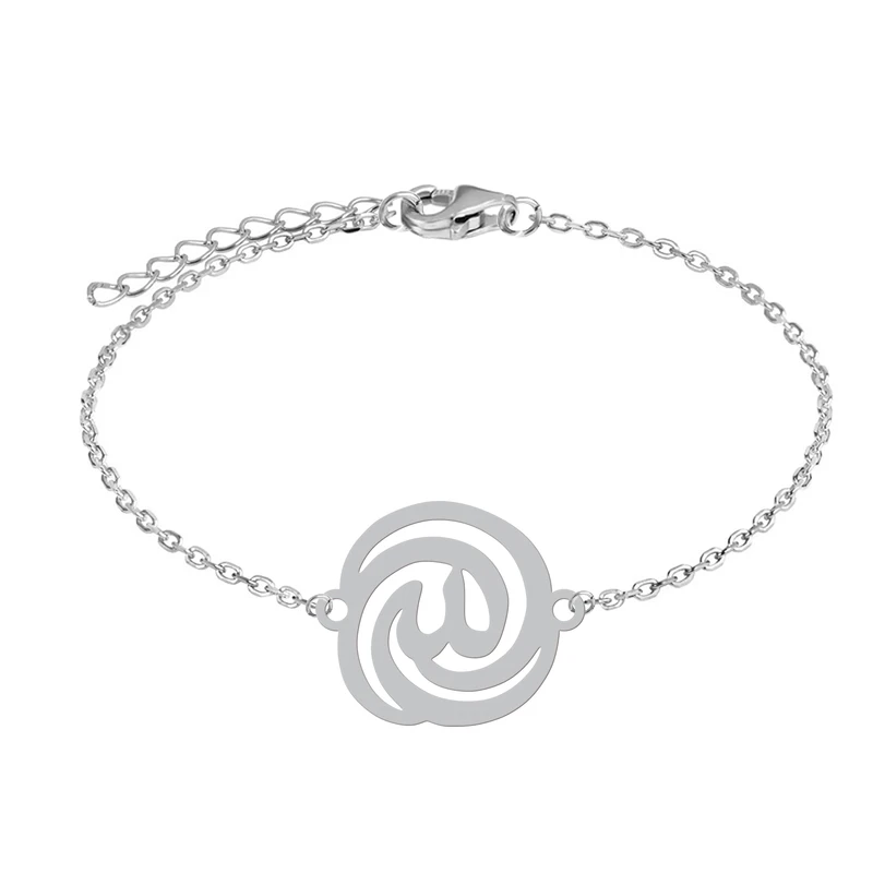 دستبند زنجیری زنانه هایکا طرح اسم الله کد zd.ha 286