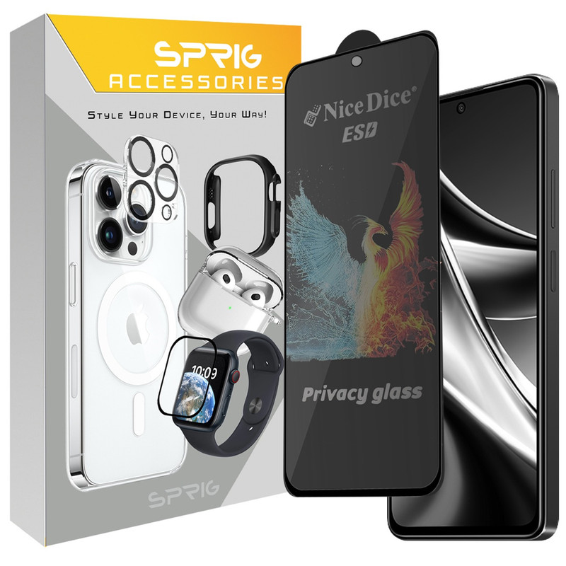 محافظ صفحه نمایش حریم شخصی اسپریگ مدل PRV1 NICED مناسب برای گوشی موبایل شیائومی Poco X5 Pro