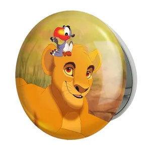 آینه جیبی خندالو طرح شیرشاه Lion King مدل تاشو کد 10705 