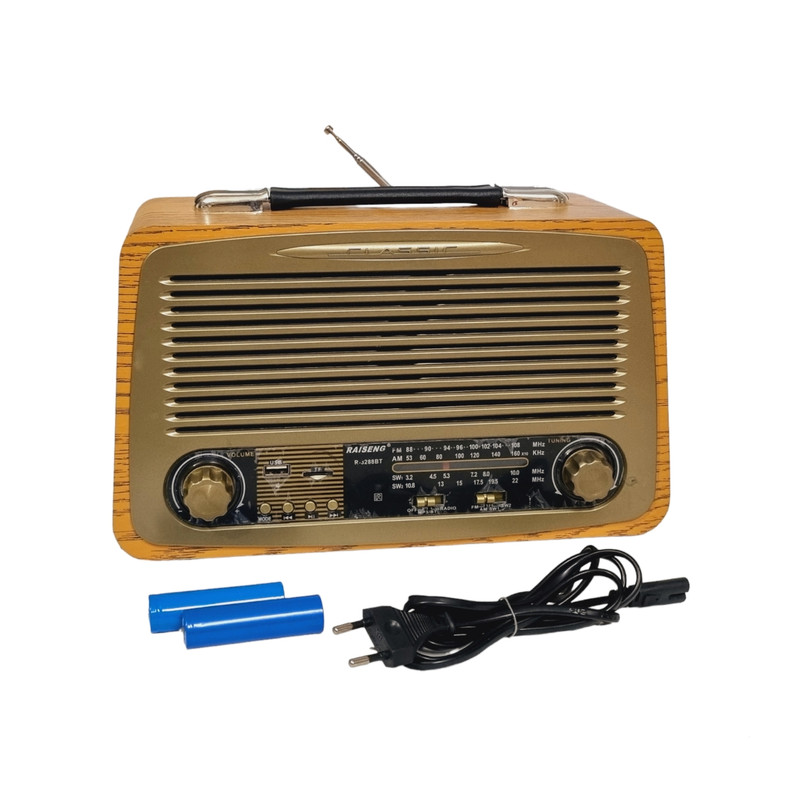 رادیو طرح چوبی مدل کلاسیک RAISENG رادیو طرح چوبی مدل کلاسیک RAISENG