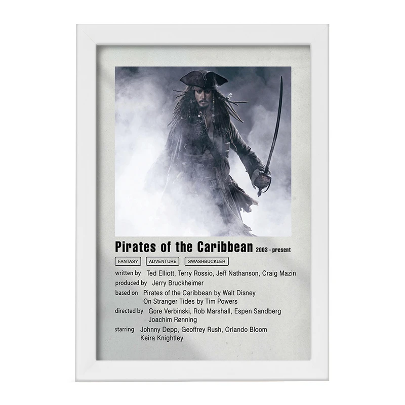 تابلو خندالو مدل دزدان دریایی کارائیب کد F11911