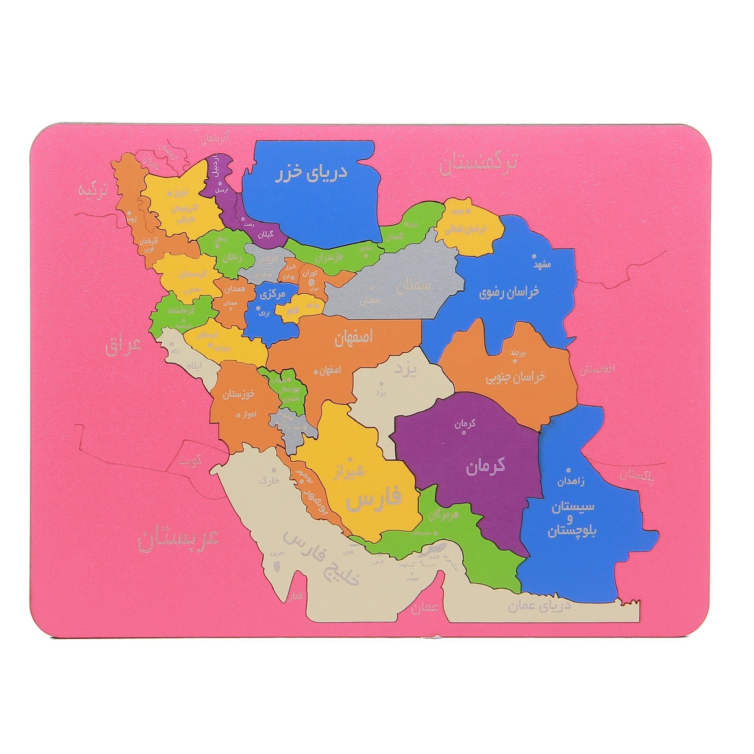 بازی آموزشی مدل نقشه ایران کد F214