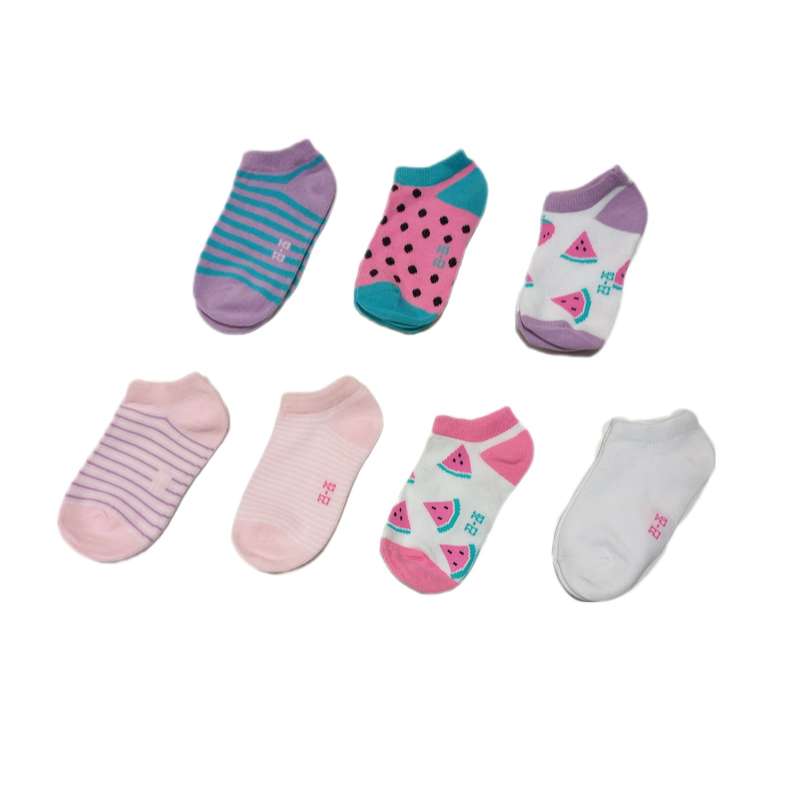 جوراب دخترانه لوپیلو مدل هندوانه کد 7265997 مجموعه 7 عددی