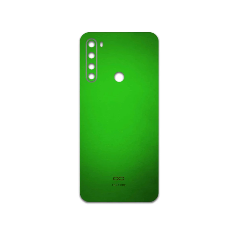 برچسب پوششی ماهوت مدل Metallic-Green مناسب برای گوشی موبایل شیائومی Redmi Note 8 2021