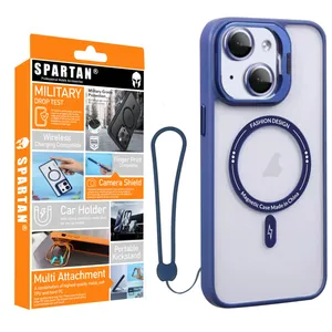 کاور اسپارتان مدل Case Pro Magnetic Apple Strap مناسب برای گوشی موبایل اپل iPhone 13 به همراه بند