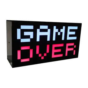 چراغ رومیزی مدل 8 بیت طرح GAME OVER