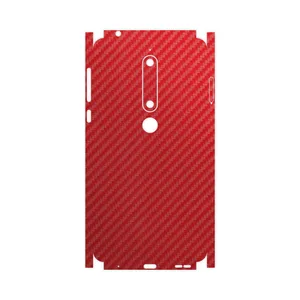 MAHOOT Red-Fiber-FullSkin Cover Sticker for Nokia 6.1