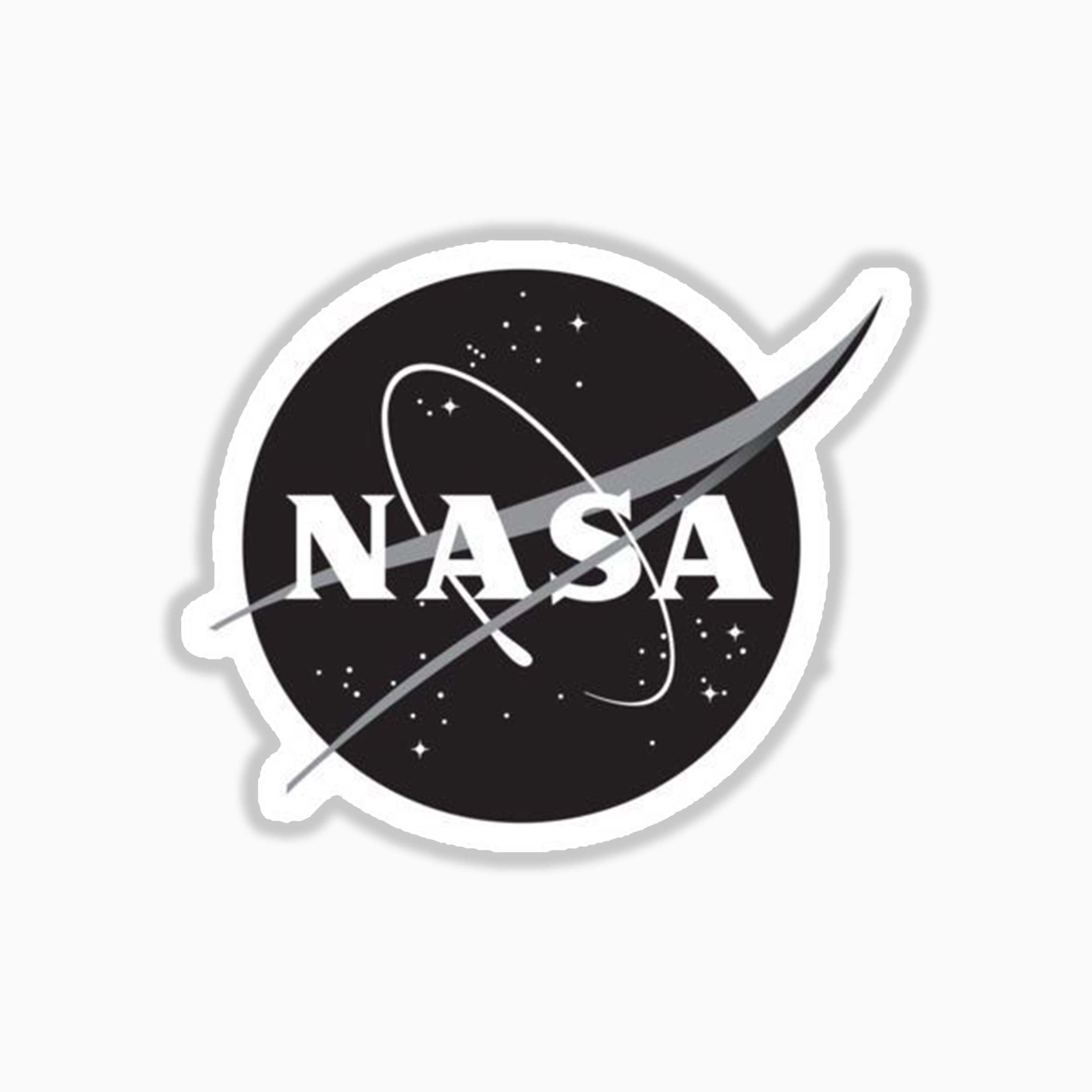استیکر لپ تاپ و موبایل بووم طرح ناسا کد 140