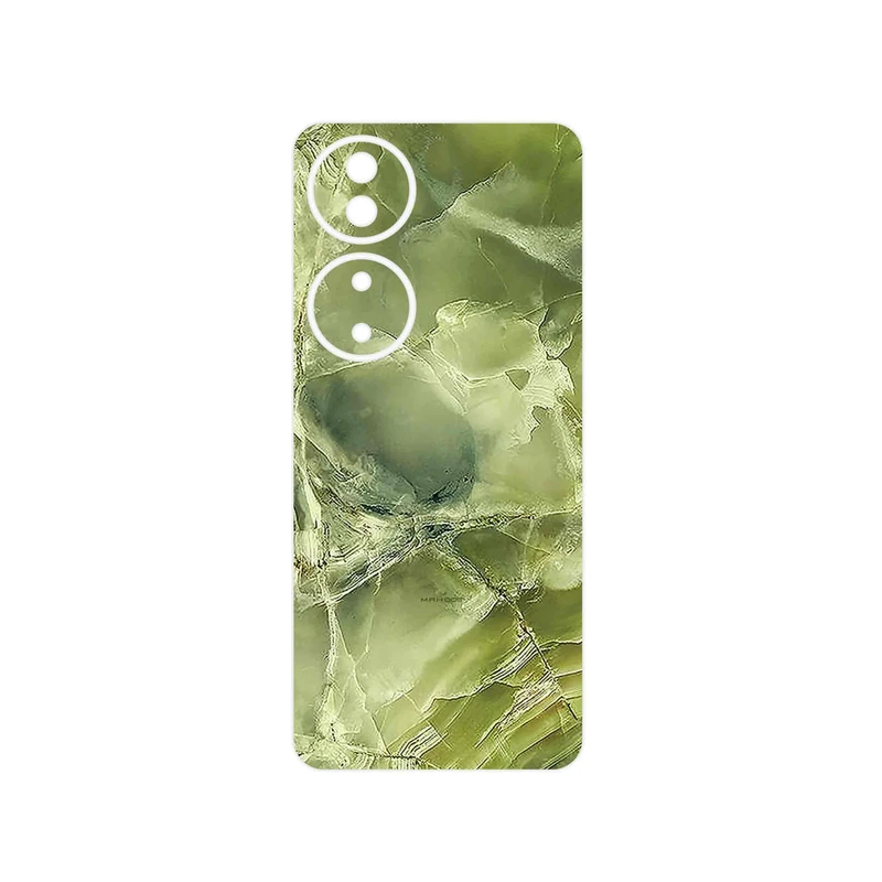 برچسب پوششی ماهوت مدل Green_Crystal_Marble مناسب برای گوشی موبایل آنر X7b