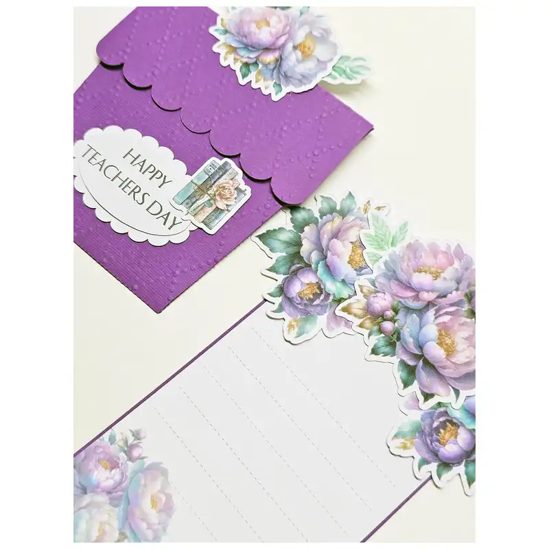 کارت پستال مدل Teachers Day طرح گلدان