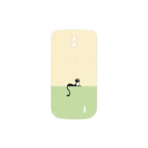 MAHOOT Minimal Internet Cat Icon Cover Sticker for Nokia 1