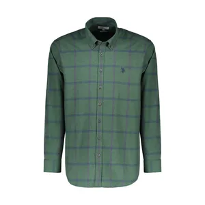 پیراهن آستین بلند مردانه یو اس پولو مدل FIT Regular