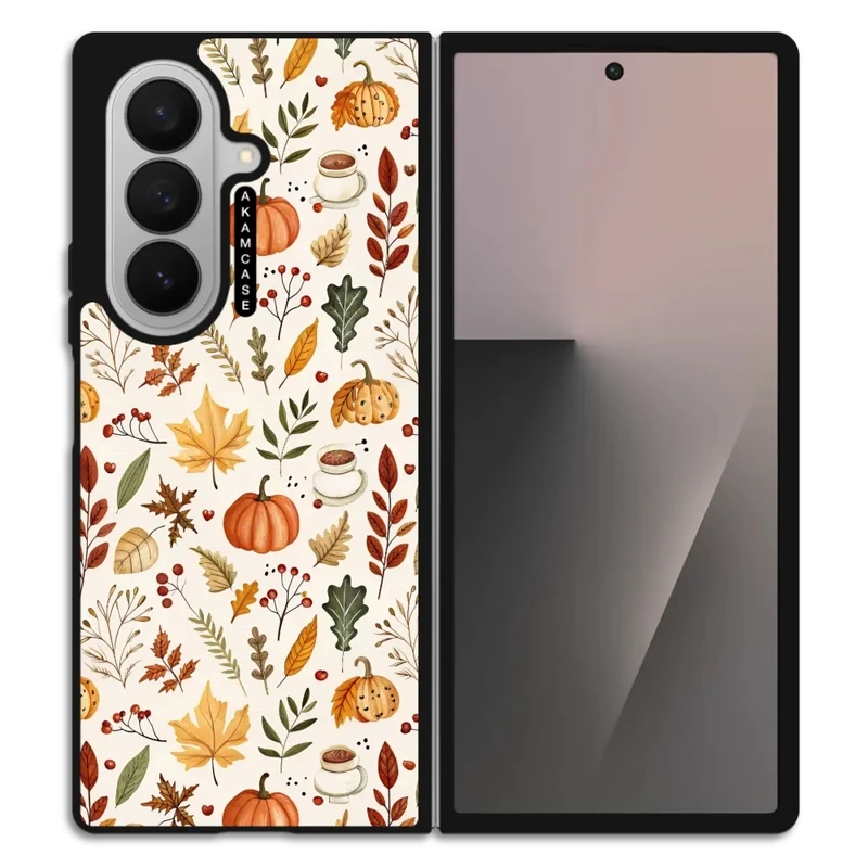 کاور آکام مدل AMC-WSGZFOLD7-PUMPKIN-21 مناسب برای گوشی موبایل سامسونگ Galaxy Z Fold 7