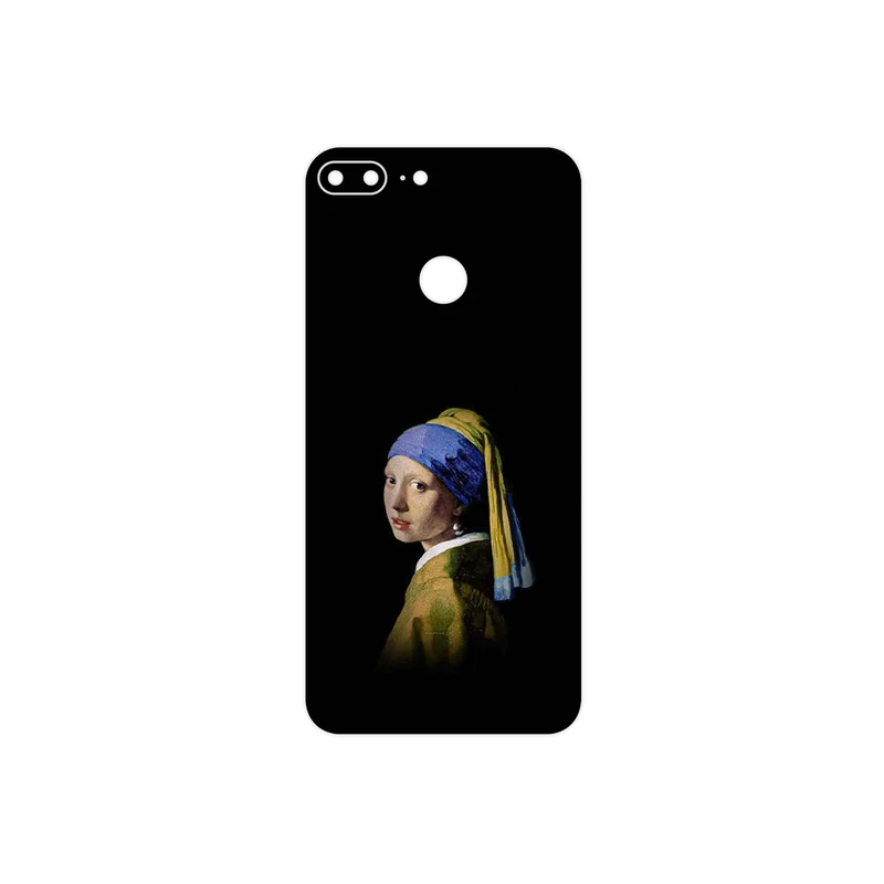 برچسب پوششی ماهوت مدل Girl with a Pearl Earring of Vermeer مناسب برای گوشی موبایل آنر 9 Lite