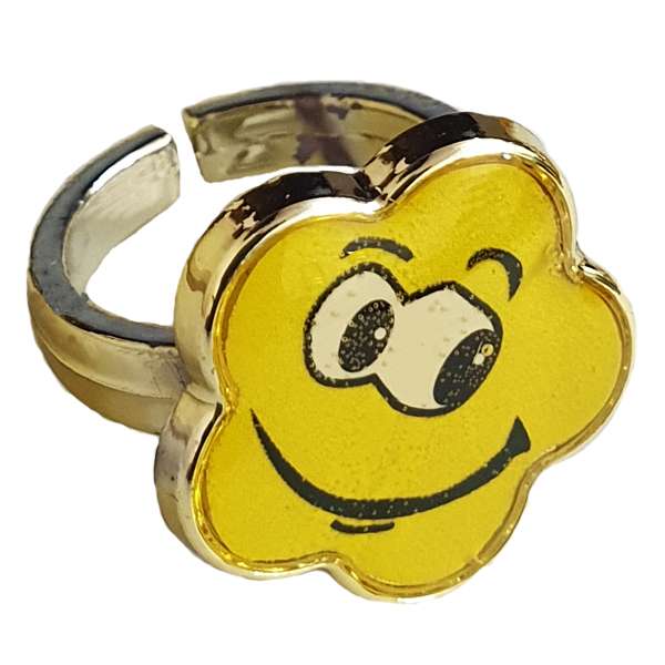 انگشتر دخترانه طرح استیکر کد 02