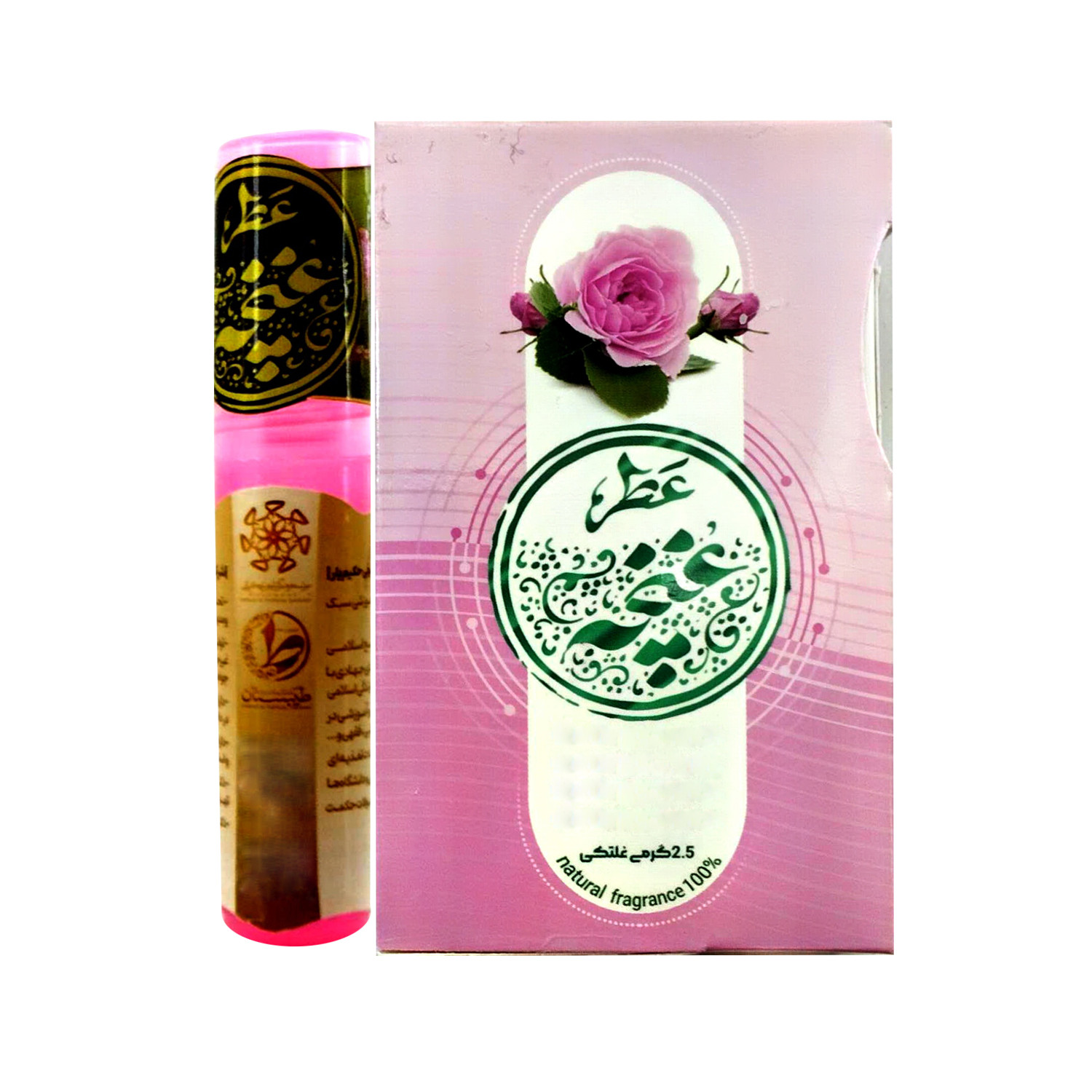 عطر جیبی طیبستان مدل غنچه محمدی حجم 2.5 میلی لیتر