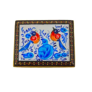 جعبه جواهرات خاتم‌‌کاری طرح برجسته کد 12